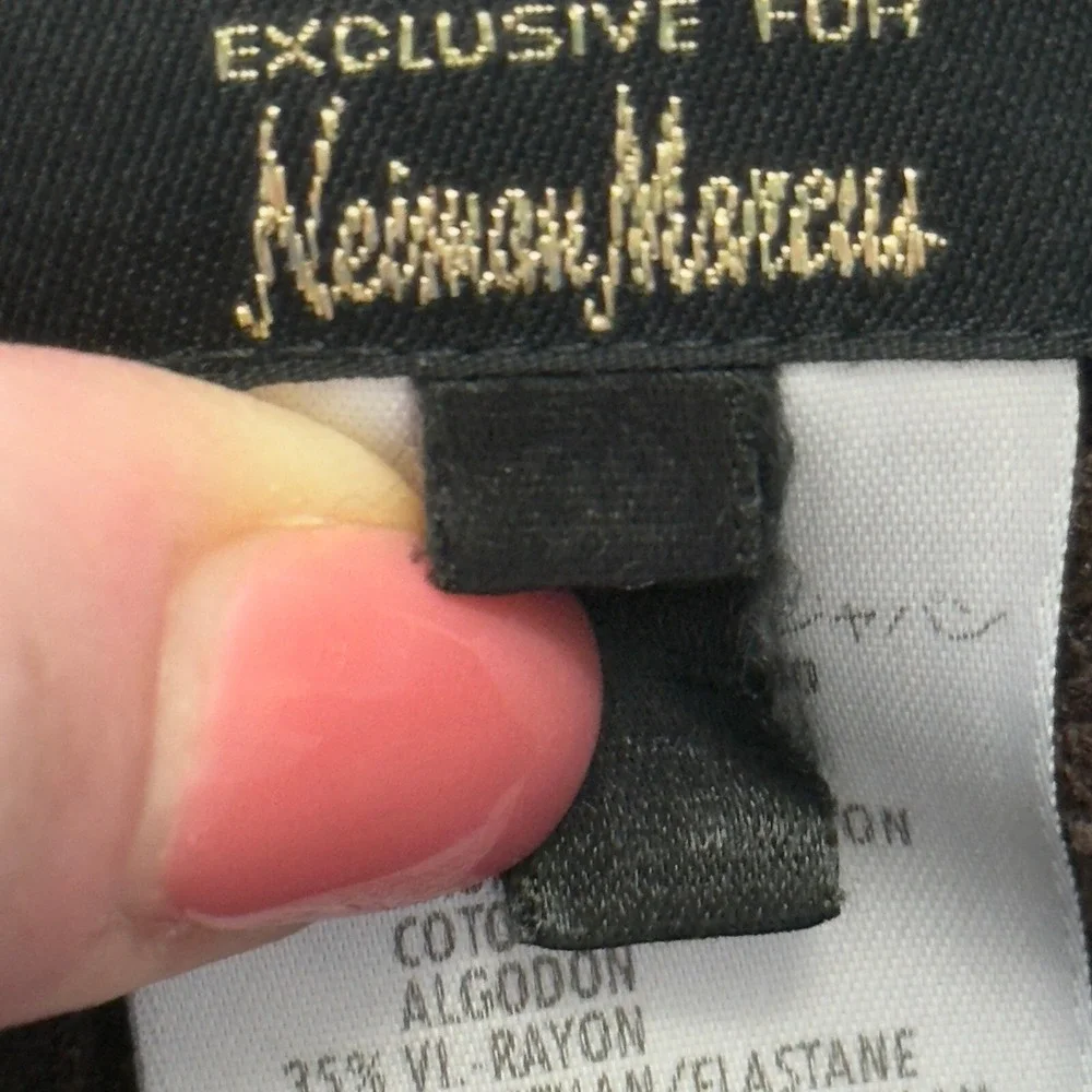 Escada Brown Stretch Corduroy Flare Pants EU 38 US‎ 8 Neiman Marcus